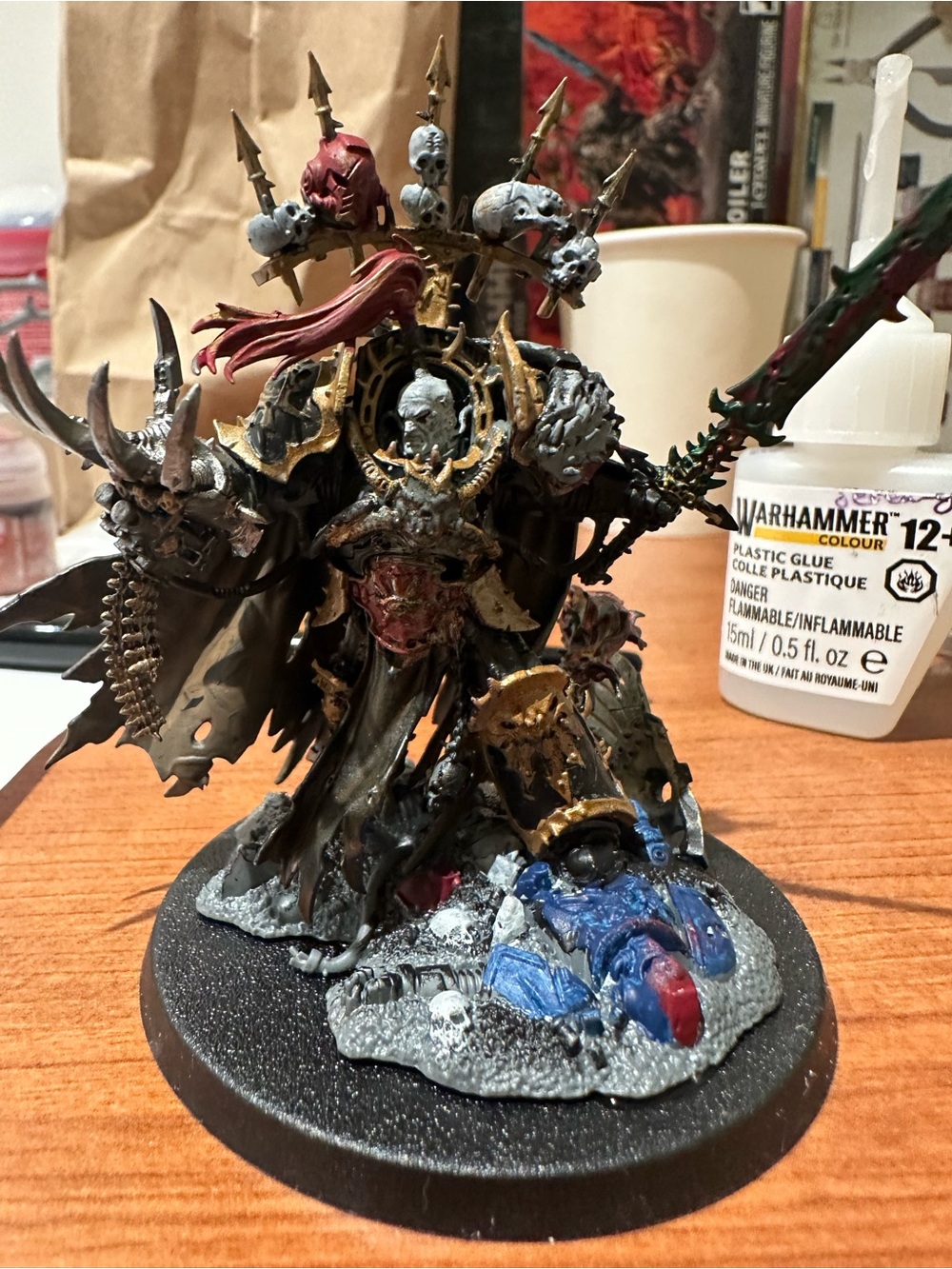 Warhammer 40k Chaos Abaddon the Despoiler pro painted model